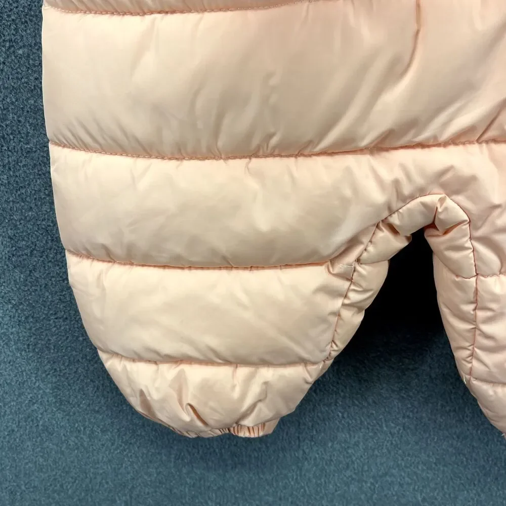 YGM Kids Puffer Bunting Bunny Hooded Winter Snow Suit Infants 9 Salmon‎